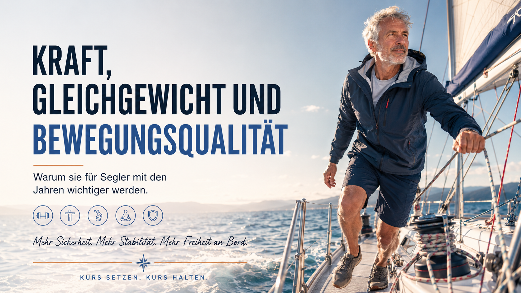 Die acht Kursbereiche für ein langes, gesundes und selbstbestimmtes Leben